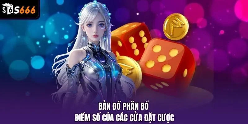 Bản đồ phân bổ điểm số của các cửa đặt cược