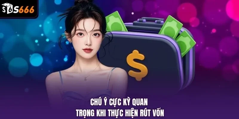 Chú ý cực kỳ quan trọng khi thực hiện rút vốn