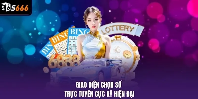 Giao diện chọn số trực tuyến cực kỳ hiện đại
