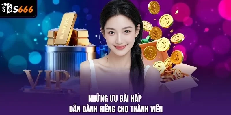 Những ưu đãi hấp dẫn dành riêng cho thành viên