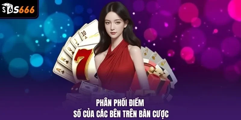 Phân phối điểm số của các bên trên bàn cược
